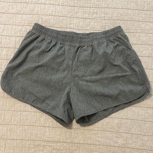 Champion • Athletic Shorts, lined, gray, size medium